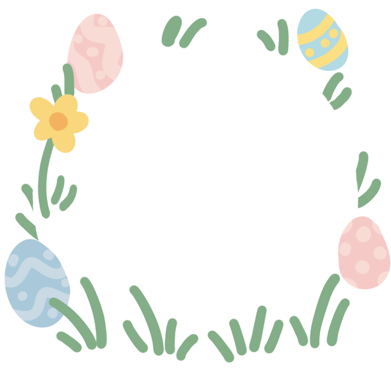 eggs in grass by cal Decoration